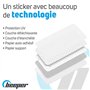 BEEPER - Stickers reflechissants pour Trottinette Electrique ME136 (Lot de 4 Stickers)