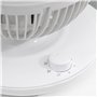 HOMCOM Mini Ventilateur de table, ventilateur Silentieux puissant 45W, 3 vitesses, oscillant à 70° multidirectionnelle, inclinai