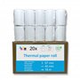 20 rouleaux thermiques 57 x 40 x 12 pour appareils avec imprimante thermique