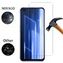 NOVAGO compatible avec Realme X50 5G -Pack de 2 films en verre trempé ultra résistant anti choc et anti explosion d'écran (Trans