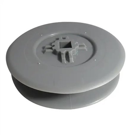 cyclingcolors Poulie de guidage de volet roulant pour sangle 12 à 15mm sortie carrée 10mm en plastique gris à clipser Fenêtre St