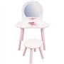 Coiffeuse avec tabouret - Danseuse Ballerine - FUN HOUSE - H.48 X L.60 X P.40 / H.27 X L.28 X P.28 cm