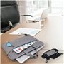 Waytex 71011 Sacoche Elégance pour Ordinateur Portable 15,6 pouces Protection Anti Choc Multi Poches Gris Chiné