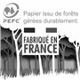 AFIE 64-1071 Carte Sincères Condoléances avec Enveloppe Blanche - Décès et Deuil - Texte Argenté Qui Brille Nos Pensées Vous Acc