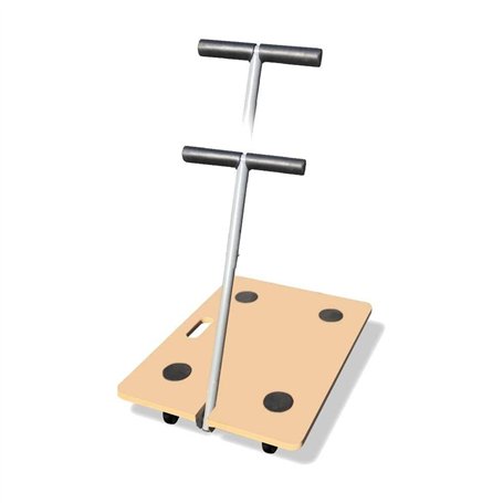 EURO VANADIUM Plateau Roulant Charges Lourdes avec Manche télescopique