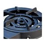 KZ Garden - Réchaud Gaz Camping 4 pieds 8,6KW Traiteur 3 Bruleurs Gaz Butane ou Propane Fonte véritable