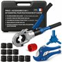 Pince à sertir multicouche & cuivre 10 mâchoires TH+V – Kit complet avec coupe-tube multicouche
