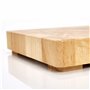Zeller 24801 Bloc à découper Bois de caoutchouc 42 x 27 x 5,5 cm
