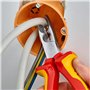Knipex Pince à dégainer chromée, isolées par gaines bi-matière, certifiées VDE 165 mm (carte LS/blister) 13 46 165 SB