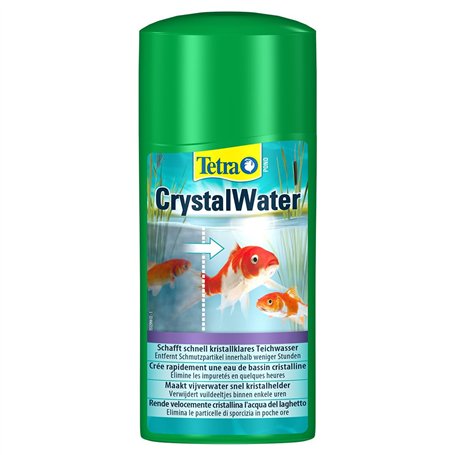 Tetra Pond CrystalWater – Clarificateur d’Eau de Bassin – Favorise une Eau Cristalline - Agglomère et facilite l’élimination des