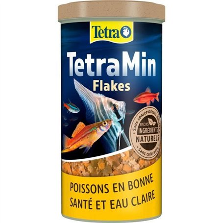 TetraMin Flocons - TETRA - Aliment complet pour poissons tropicaux - 1 L