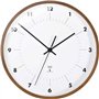 TFA Dostmann 98.1097 Horloge murale radio-pilotée Placage en bois