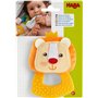 HABA - Anneau de Dentition Lion - Jouet de Dentition en Silicone - Dentier Lavable sans BPA - Gencives bébé - 306959