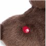 NICI 49289 Cuddly Toy Glubschis Reindeer Chocolatte Mousse 17 cm Brown Standing Sustainable Soft Plush Cute Plush Toy for Cuddli