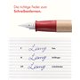 Lamy ABC Kit d'apprentissage d'écriture rouge avec emballage cadeau composé de 1 stylo d'apprentissage adapté aux enfants avec p