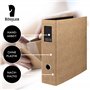 Rössler Papier 1317452609 - S.O.H.O. Classeur DIN A4 avec étiquette de dos, largeur de dos 85 mm, Special Line Hazelnut, 1 pièce