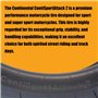 CONTINENTAL 120/70 ZR17 58W CONTISPORTATTACK 2 TL -70/70/R17 58W - A/A/70dB - Moto Pneu