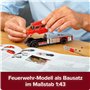 FRANZIS 67206 – Calendrier de l'Avent pompiers en métal – Kit de modélisation du Mercedes-Benz L1519 à l'échelle 1:43, avec livr