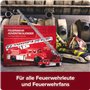 FRANZIS 67206 – Calendrier de l'Avent pompiers en métal – Kit de modélisation du Mercedes-Benz L1519 à l'échelle 1:43, avec livr