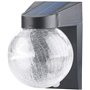 Luminea Lampe Murale Solaire à LED en Verre craquelé avec détecteur de mouv...