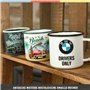 Nostalgic-Art Tasse rétro émaillée Vespa - Italian Legend - Idée cadeau pour les fans de scooter, le camping - Design vintage -
