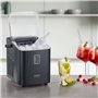 CASO Design IceChef Machine à glaçons compacte pour la maison et la cuisine, réservoir d'eau de 1 L, glace en seulement 6 minute