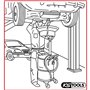 KS TOOLS 160.0001 - Récupérateur Huile par Gravité 65 L - Kit Vidange Voiture pour Récupérer et Transvaser les Huiles Usagées - 