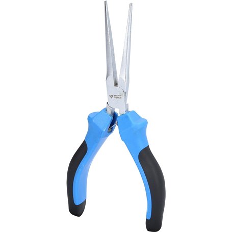 BRILLIANT TOOLS BT067606 Pince à bec demi-rond droit pour mécanique de précision [Powered by KS TOOLS]