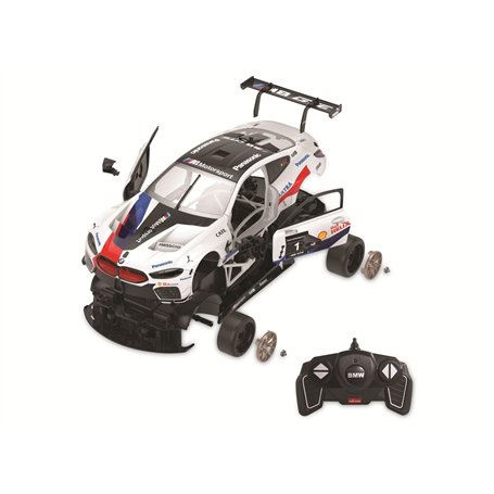 JAMARA BMW M8 GTE 1:18 Blanco 2.4GHZ