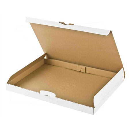 VEPATIM Lot de 25 cartons d'expédition 255 x 190 x 30 mm à montage rapide avec fermeture enfichable Maxibrief DHL pour boîte aux