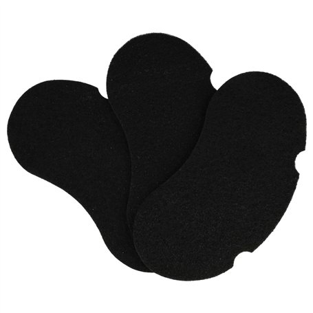 vhbw 3x Filtre à charbon actif compatible avec Seb Simply Invents FF 1