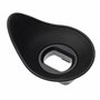 vhbw Oeilleton pour viseur Remplacement pour Sony FDA-EP10 pour Appareil Photo Reflex DSLR oculaire - Noir - Forme : Ovale