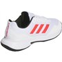 adidas Homme Gamecourt 2.0 Tennis Shoes Chaussures, FTWR White/Lucid Red/Core Black, 38 EU