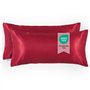 Blumtal protege oreiller 50x70 pour coussin - lot de 2 - taie oreiller 50 x 70 microfibre - taie d'oreiller 50x70 avec fermeture