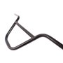 KHE Guidon BMX 8" Noir Serrage strié Seulement 846 g Largeur 680 mm