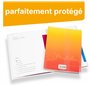 Perfect Line - Protège-livres - 12 pièces - Transparent - Polypropylène - 30,5 cm x 56 cm - Extra solide et stable - Indélébile