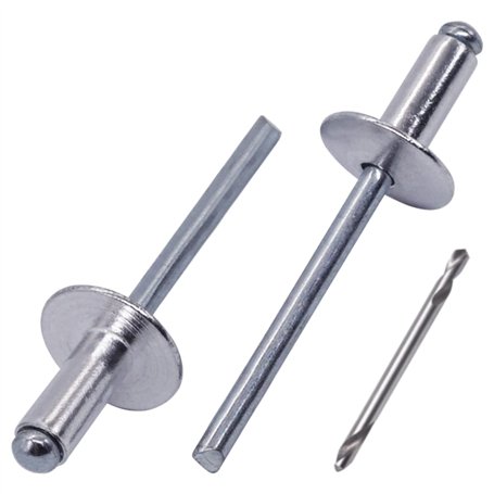 SKIR'CO (200 pièces) Rivets Aveugles à Grande Bride en Aluminium 5