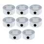 EMSea 8pcs Colliers d'arbre 20mm Bagues de Réglage Anneau de Positionneur Bague Galvanisée Colliers d'arrêt de Profondeur avec V