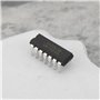 EMSea Lot de 10 Puces de Porte Logique 6 Canaux SN7404N Onduleur Hexad¨¦cimal PDIP-14 pour Applications de Traitement de Signal 