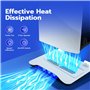 Mcbazel Support de Refroidissement et Station de Charge pour Console PS5/PS5 Slim/PS5 Pro avec Ventilateurs à Vitesses Multiples