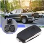 ECSiNG Coque de rechange pliable à 2 boutons pour clé de voiture compatible avec VW Amarok 2012-2020 Transporter 2011-2019 avec