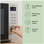 Panasonic NN-SD36QSEPG 29L Four à Micro-Ondes Solo en acier inoxydable, 1000W, Décongélation Automatique, 11 Programmes Automati