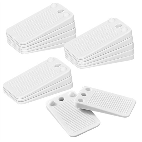 LELE LIFE 15 paquets de cales de niveau en caoutchouc flexible pour l'amélioration de la maison