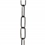 Chaîne pour lustre à maillons ouverts ElekTek pour appareils d’éclairage et chandeliers suspendus. Taille moyenne de maillon de