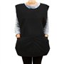 Tablier / Chasuble imperméable Noir Taille unique Mixte Vêtement de travail de barbier / coiffeur