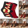 Harry Potter Chaussettes Femme Longueur Mi-Mollet Lot de 5 Chaussette Fantaisie Respirantes Cadeau Chibi Hogwarts pour Ado et Ad