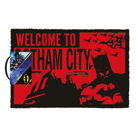 Pyramid International Paillasson Batman (Rouge – Bienvenue à Gotham)