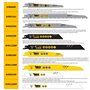 10 x SabreCut SCRSK10C mixte S610DF S644D S922BF S922HF S1110DF S1122HF S1122BF S1531L S2345X lames de scie sabre à coupe rapide