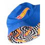 Hot Wheels Chapeau bob réversible pour garçons | Chapeau Multi-Motifs Bleu et à Carreaux avec Logo Protection Solaire légère | C