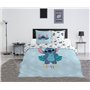 Housse de Couette Double Réversible 200x200 cm + 2 Taies d'oreiller 65x65 cm